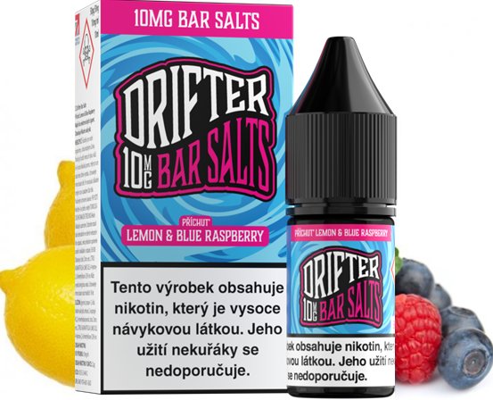 Juice Sauz Liquid Drifter Bar Salts Blue Razz Lemonade Ice 10ml - 10mg