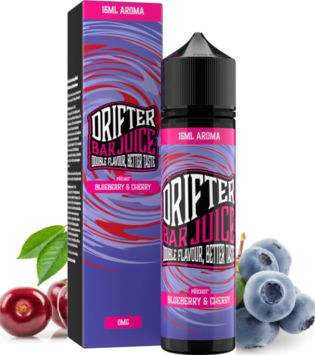 Juice Sauz Příchuť Drifter Bar Juice S&V 16ml Blueberry Cherry