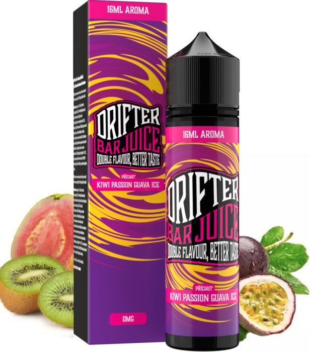 Juice Sauz Příchuť Drifter Bar Juice S&V 16ml Kiwi Passionfruit Guava Ice