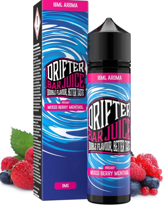 Juice Sauz Příchuť Drifter Bar Juice S&V 16ml Mixed Berry Menthol