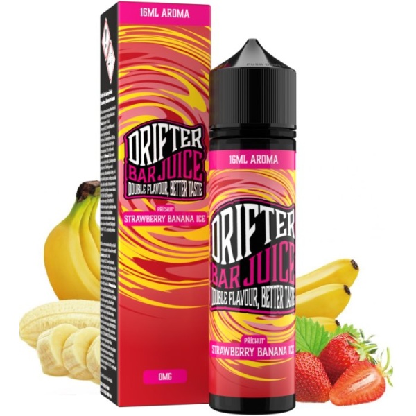 Juice Sauz Příchuť Drifter Bar Juice S&V 16ml Strawberry Banana Ice