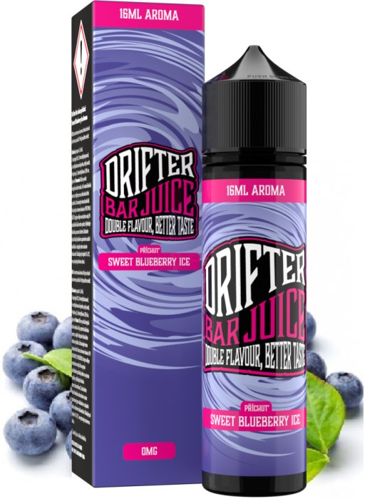 Juice Sauz Příchuť Drifter Bar Juice S&V 16ml Sweet Blueberry Ice