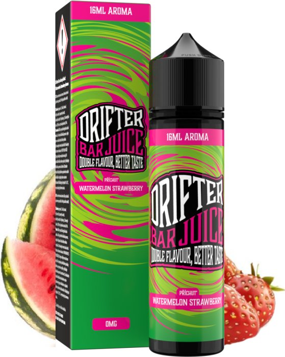 Juice Sauz Příchuť Drifter Bar Juice S&V 16ml Watermelon Strawberry