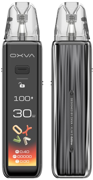 OXVA Xlim 3 ULTRA e-cigareta 1500mAh Metal Gray