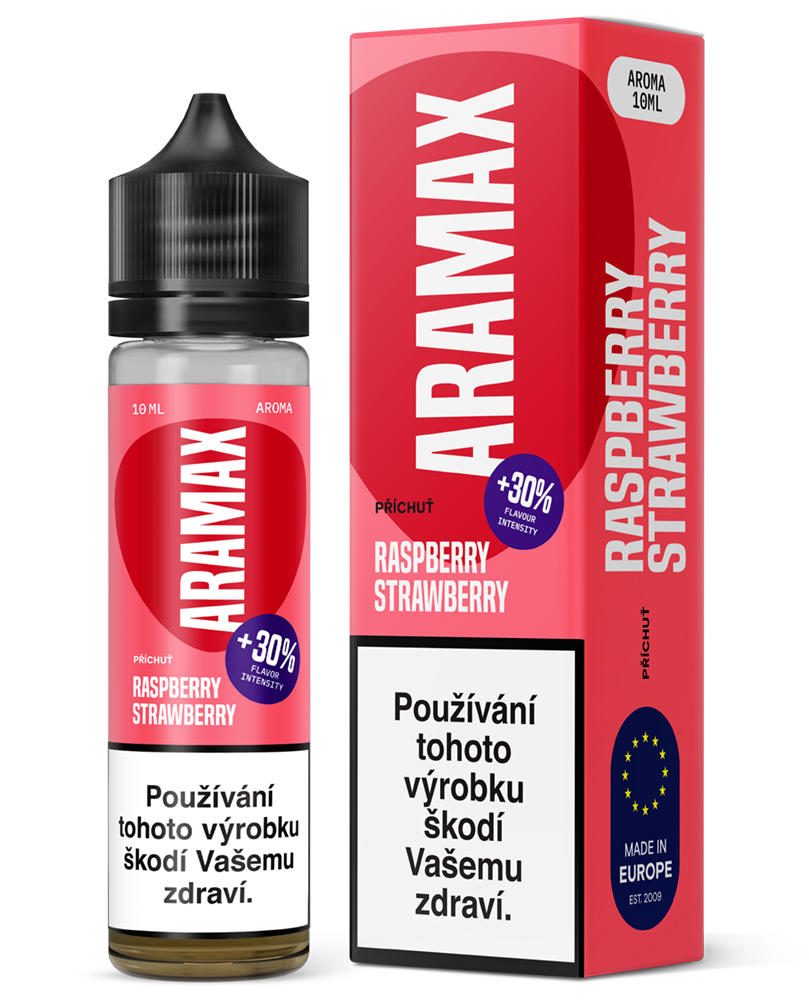 Aramax Shake & Vape Raspberry Strawberry 12 ml