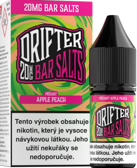Juice Sauz Liquid Drifter Bar Salts Apple Peach 10ml - 20mg