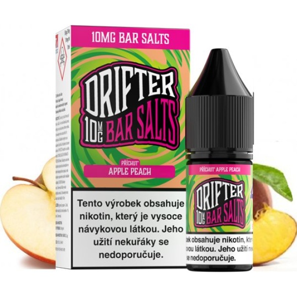Juice Sauz Liquid Drifter Bar Salts Apple Peach 10ml - 20mg