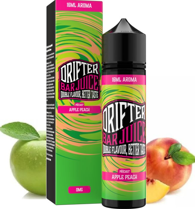 Juice Sauz Příchuť Drifter Bar Juice S&V 16ml Apple Peach