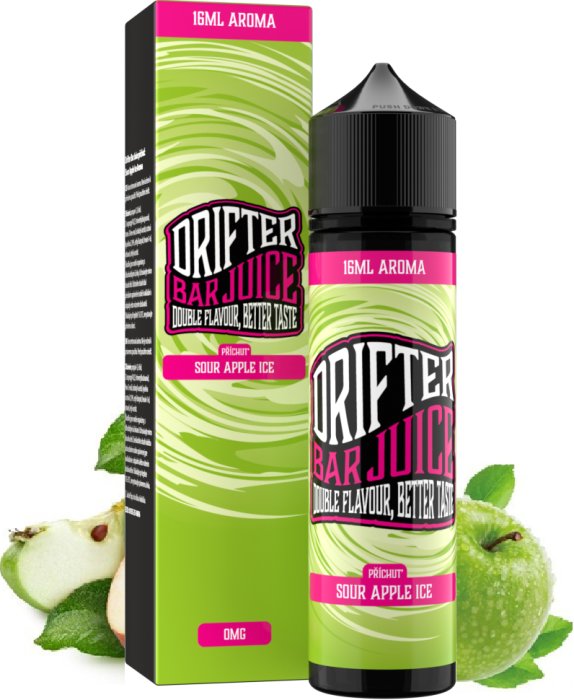 Juice Sauz Příchuť Drifter Bar Juice S&V 16ml Sour Apple Ice