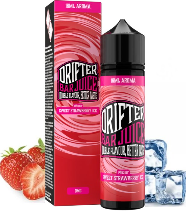 Juice Sauz Příchuť Drifter Bar Juice S&V 16ml Sweet Strawberry Ice