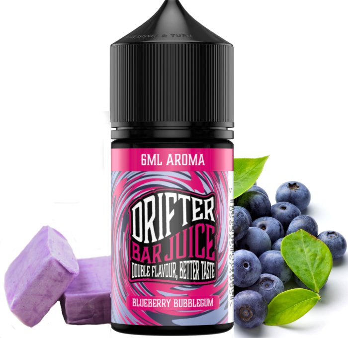 Ostatní Příchuť Drifter Bar Juice S&V 6ml Blueberry Bubblegum