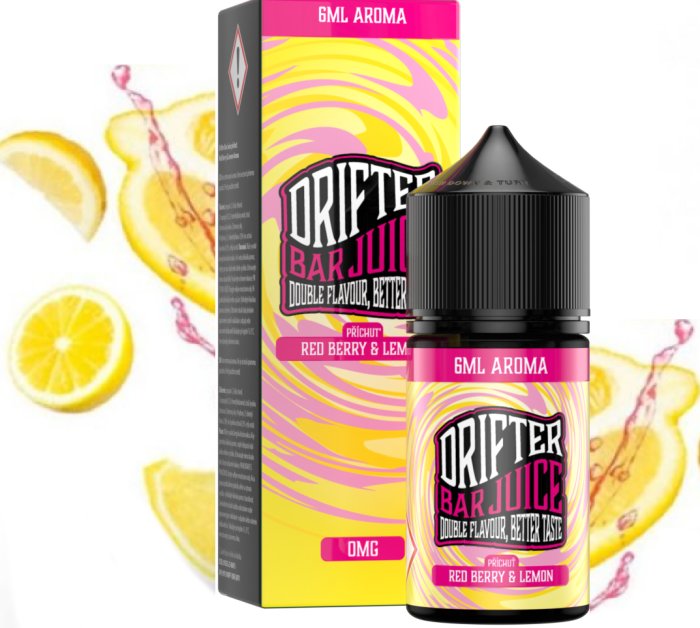 Ostatní Příchuť Drifter Bar Juice S&V 6ml Red Berry and Lemon