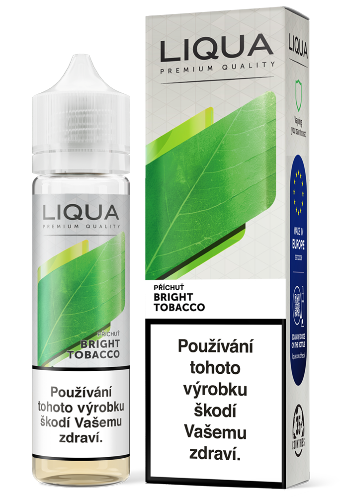 Příchuť Liqua Mix&Go 10ml Bright Tobacco