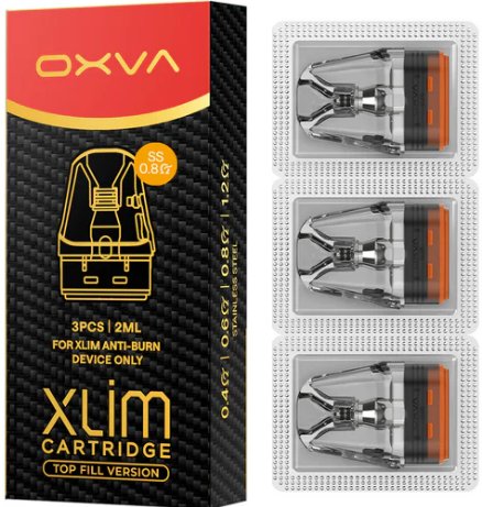 OXVA Xlim Top Fill SS cartridge 0