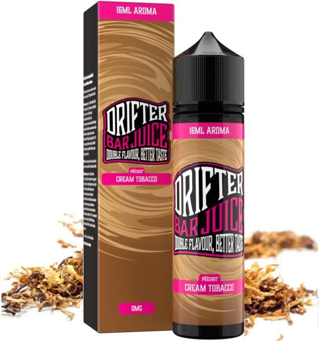 Juice Sauz Příchuť Drifter Bar Juice S&V 16ml Cream Tobacco