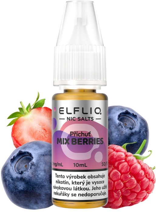 Elf Bar Liquid ELFLIQ Nic SALT Mixed Berries 10ml - 20mg