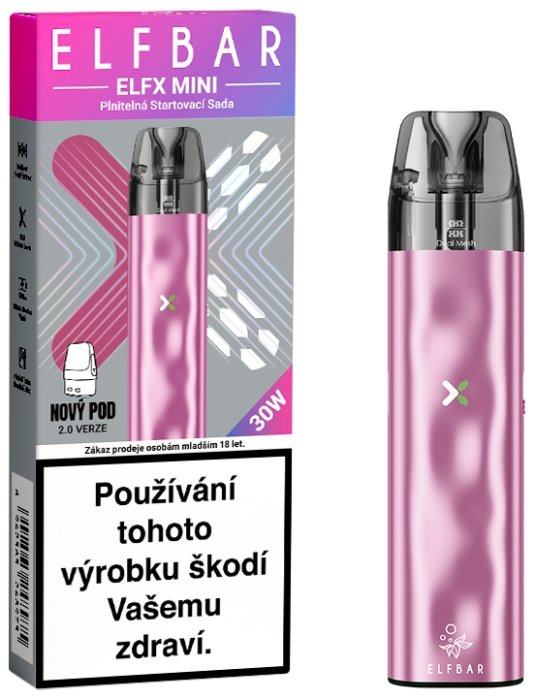 Elf Bar ELFX Mini e-cigareta 1000mAh Pink
