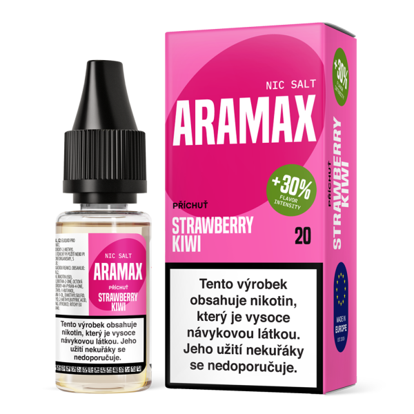 Liquid Aramax Nic Salt - Strawberry Kiwi 10ml