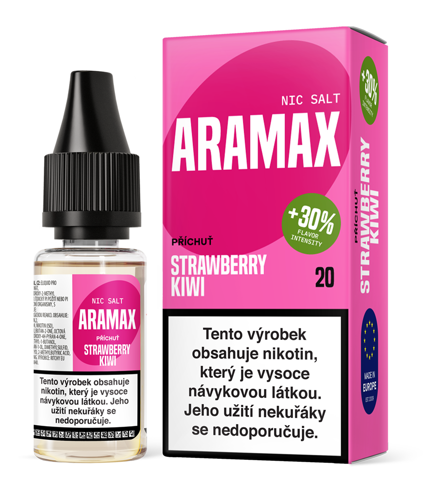 Liquid Aramax Nic Salt - Strawberry Kiwi 10ml