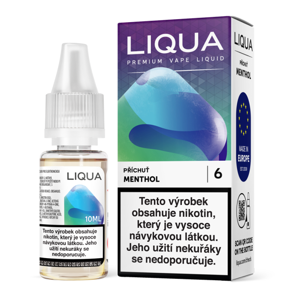 Liquid LIQUA CZ Elements Menthol 10ml 6mg (Mentol)