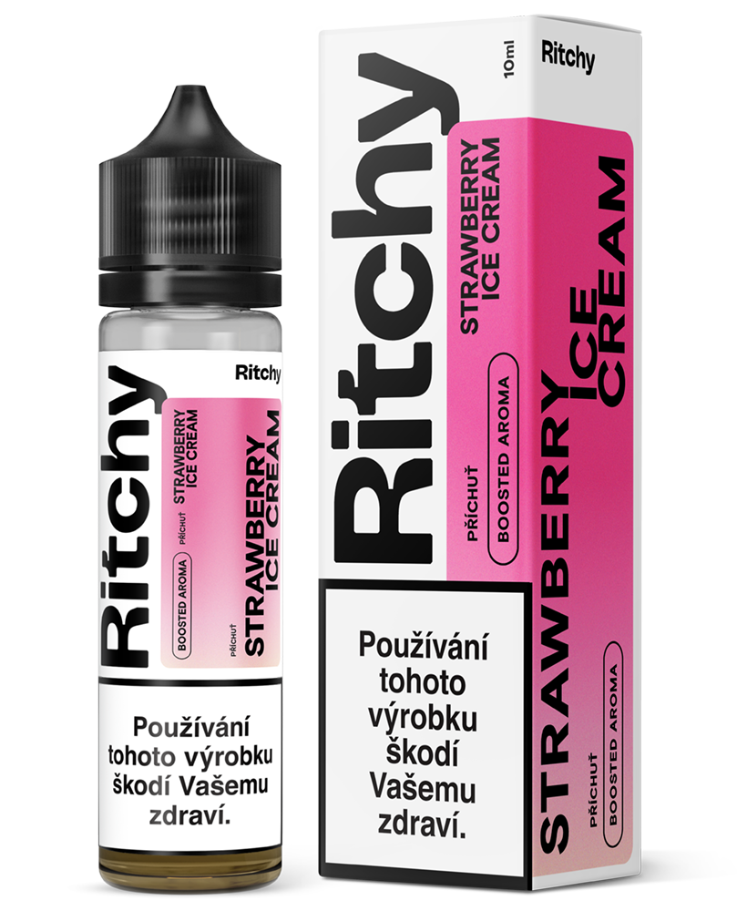 Příchuť Ritchy S&V - Strawberry Ice Cream 10ml