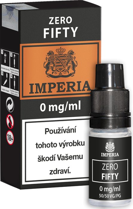 ZERO báze IMPERIA Fifty PG50-VG50 10ml-0mg 1Pack