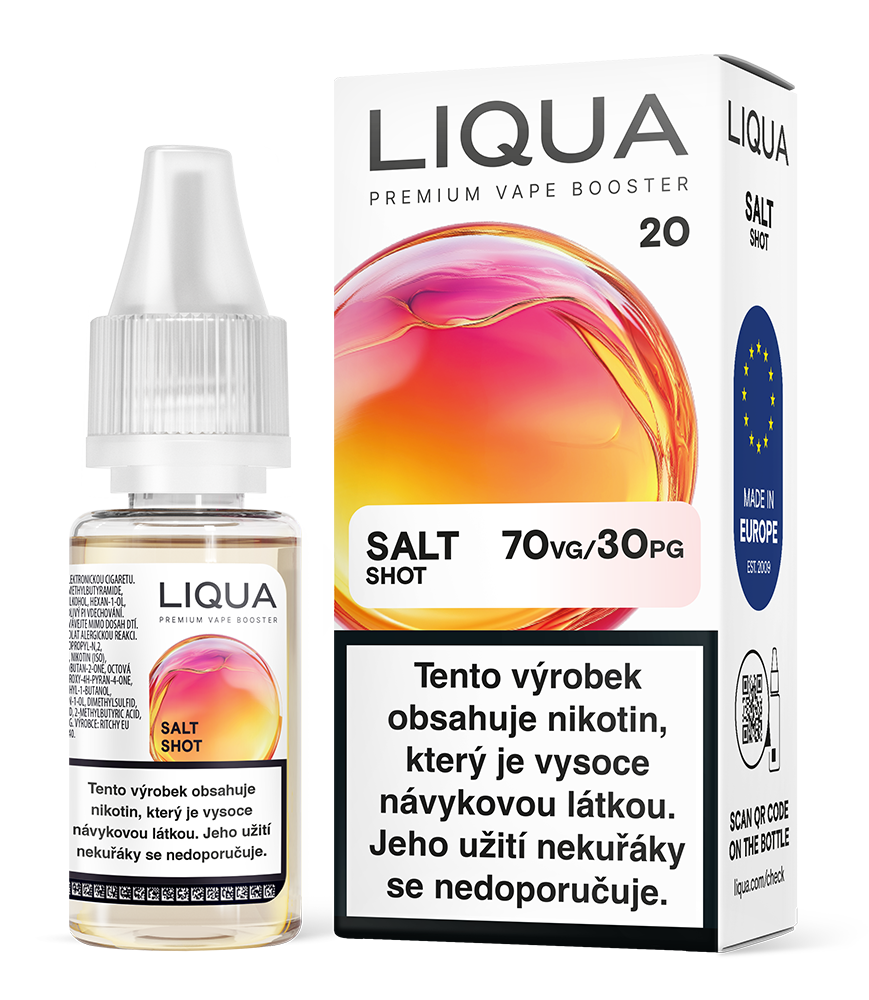 Liqua 10ml Salt Shot 20mg 70VG/30PG