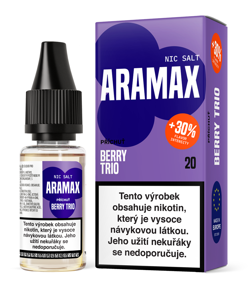 Liquid Aramax Nic Salt - Berry Trio 10ml