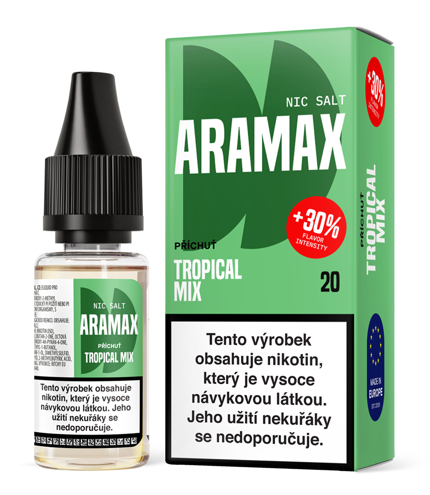 Liquid Aramax Nic Salt - Tropical Mix 10ml