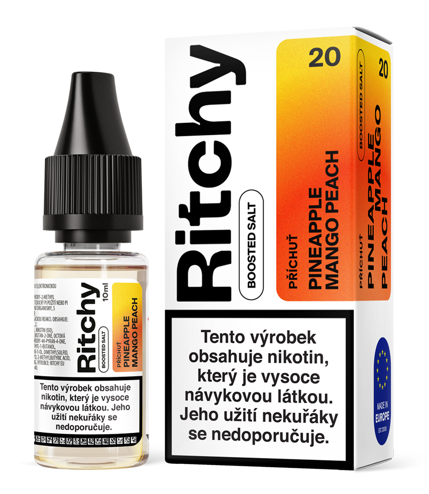 Liquid Ritchy Nic Salt - Pineapple Mango Peach 10ml