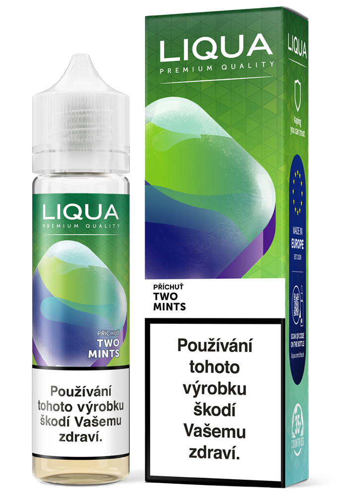 Příchuť Liqua Mix&Go 10ml Two Mints